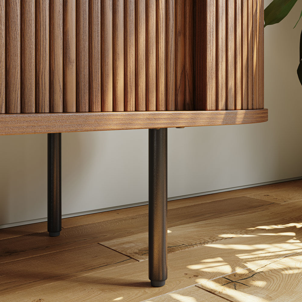 Partly Assemble Walnut Color Plywood Cabinets & Chests