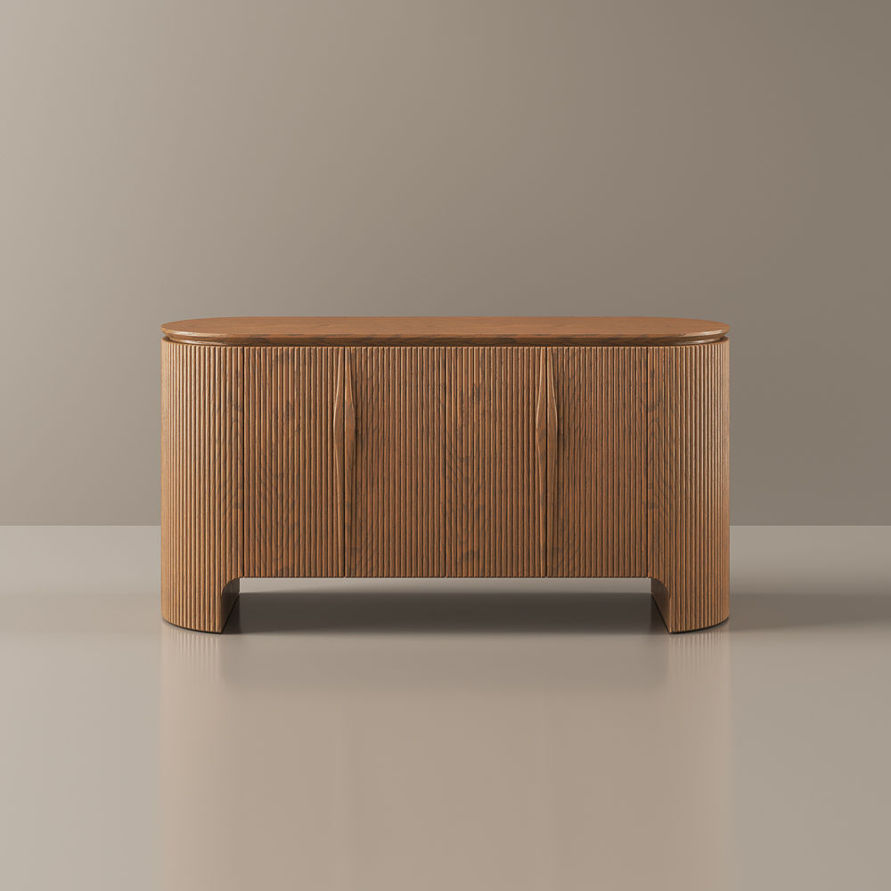 with Cabinets Walnut Color MDF Cabinets & Chests