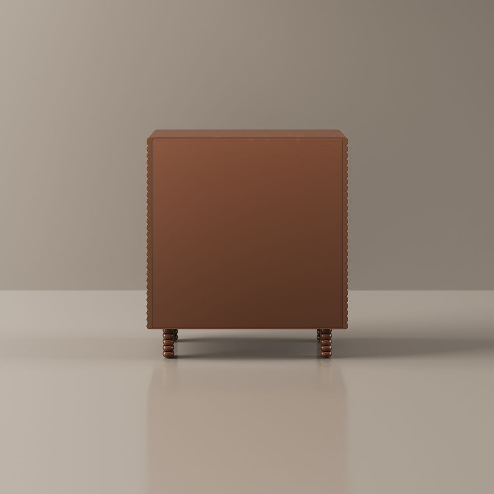 Wood Walnut Color MDF Cabinets & Chests