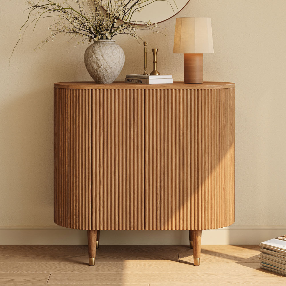 Silva Walnut Color MDF Cabinets & Chests