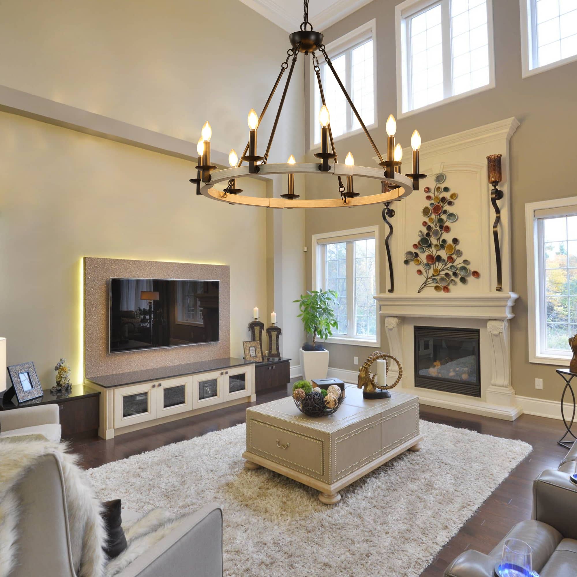 Black Iron Chandeliers