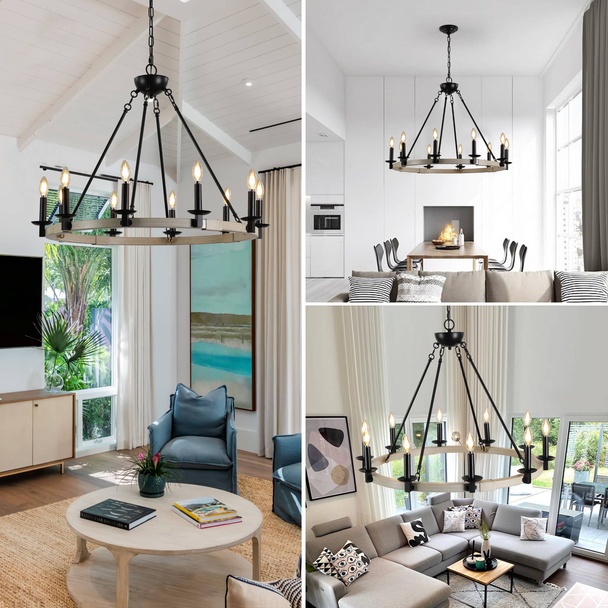 Black Iron Chandeliers