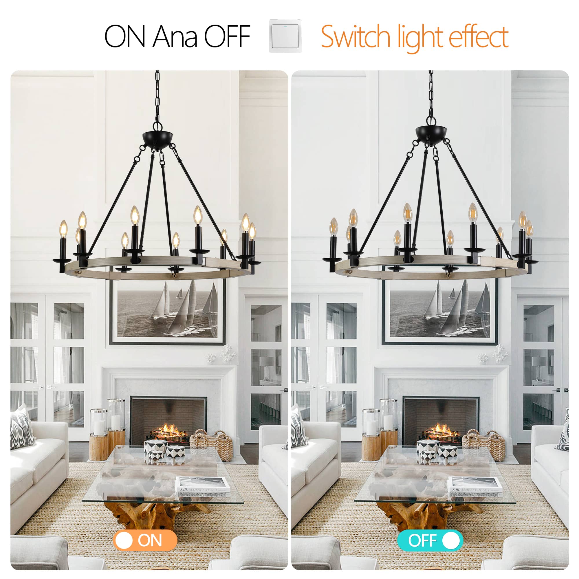Black Iron Chandeliers