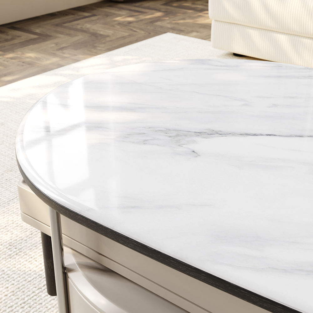 Black Grey & Black MDF Coffee Tables