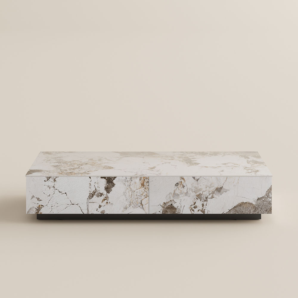 Modern Pandora Sintered Stone Coffee Tables
