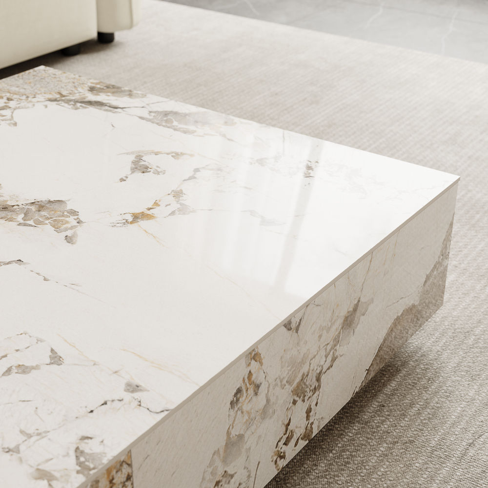 Drawer Storage Pandora Sintered Stone Coffee Tables