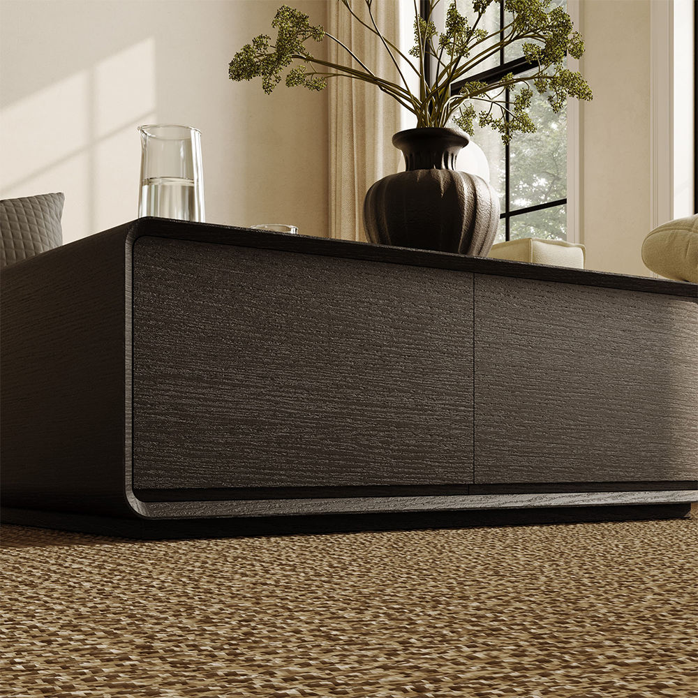 Black Black Engineered Wood Coffee Tables