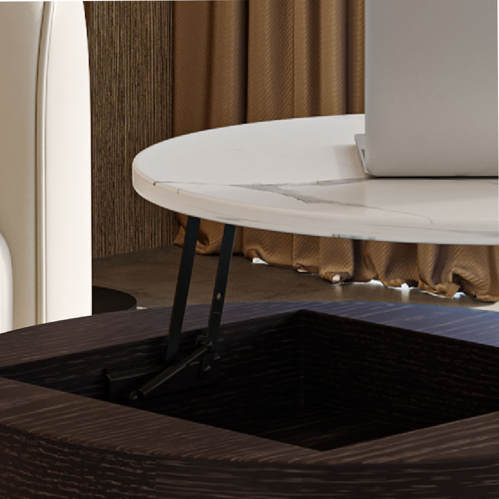 mit Stauraum Rauchfarben  MDF Couchtische 