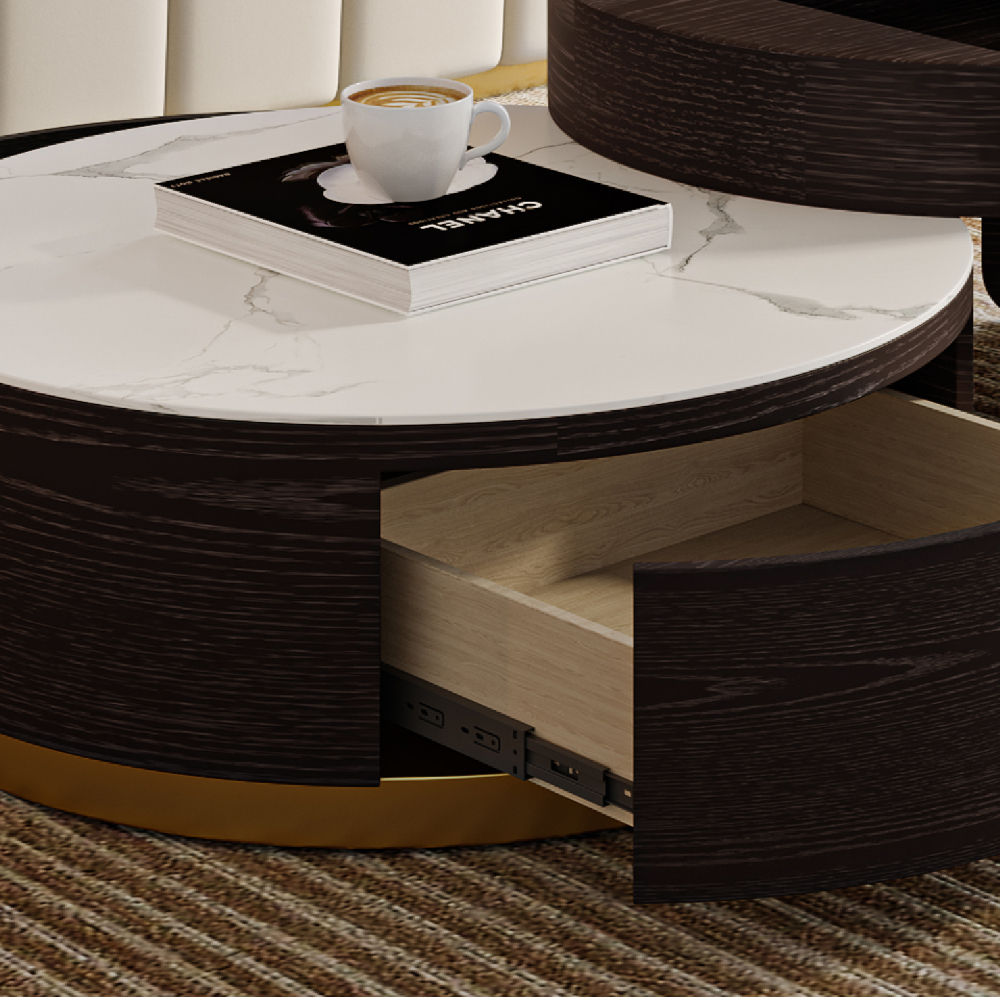 Hebeplatte Rauchfarben  MDF Couchtische 
