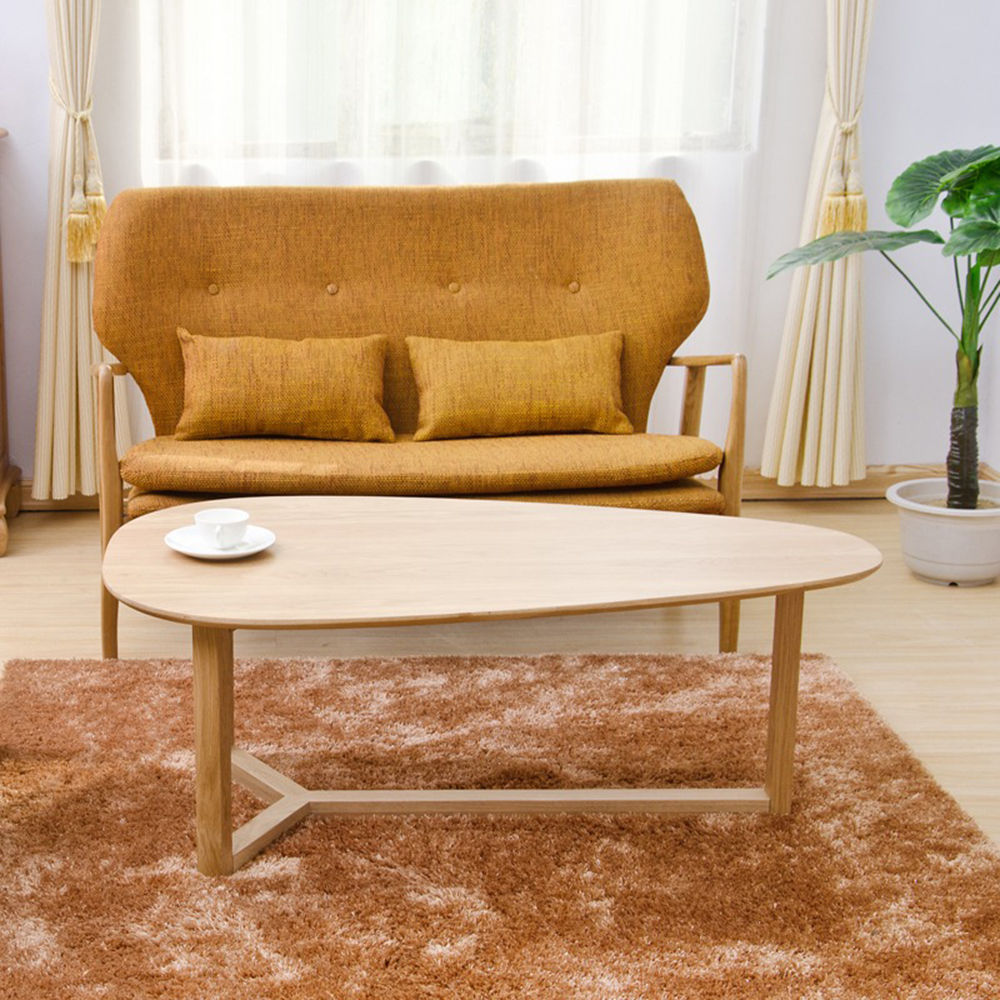 Irregular Light Wood Coffee Tables
