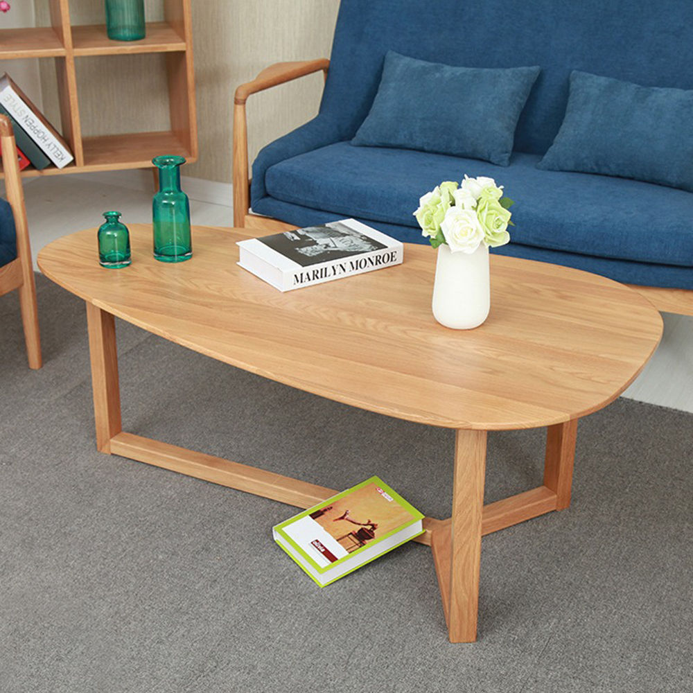 Irregular Light Wood Coffee Tables