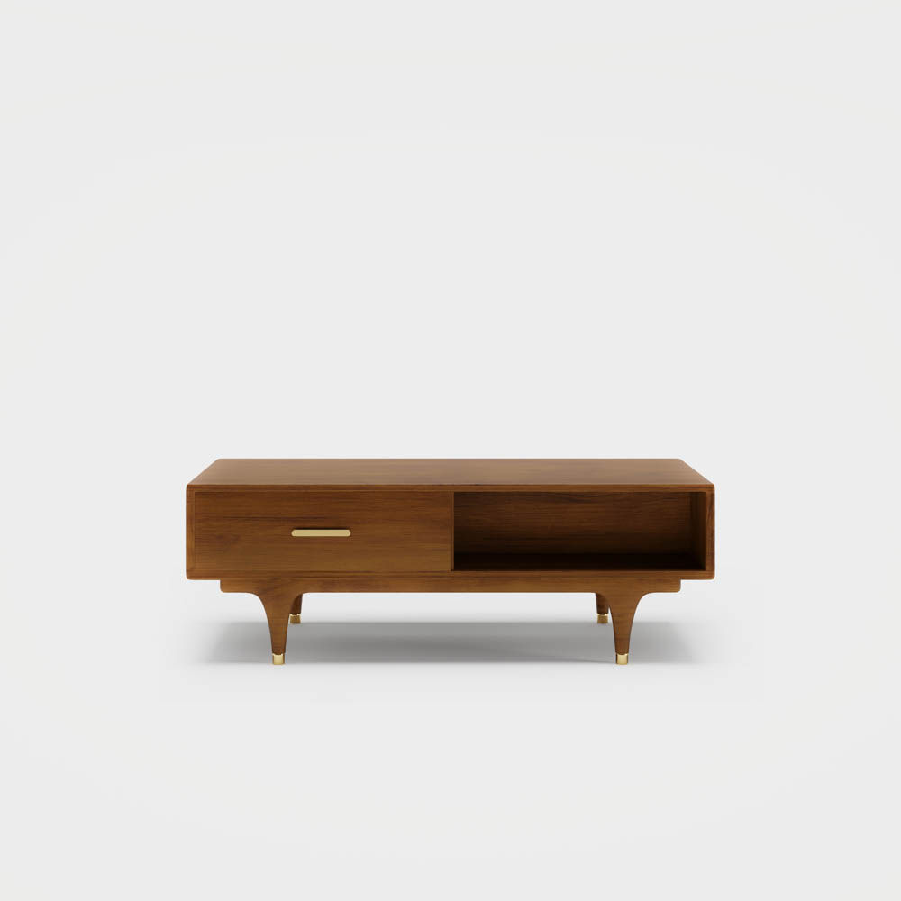 Mid Century Modern Walnut MDF Coffee Tables