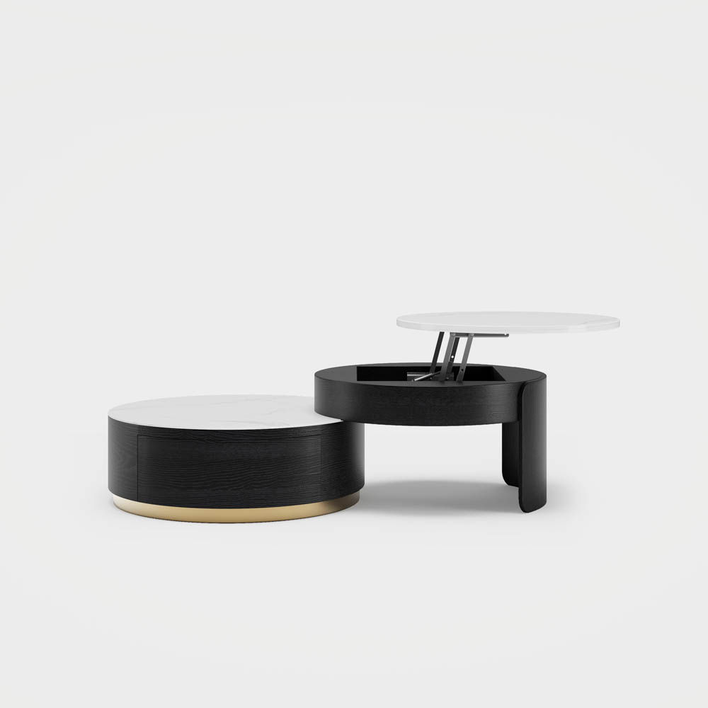 mit Stauraum Rauchfarben  MDF Couchtische 