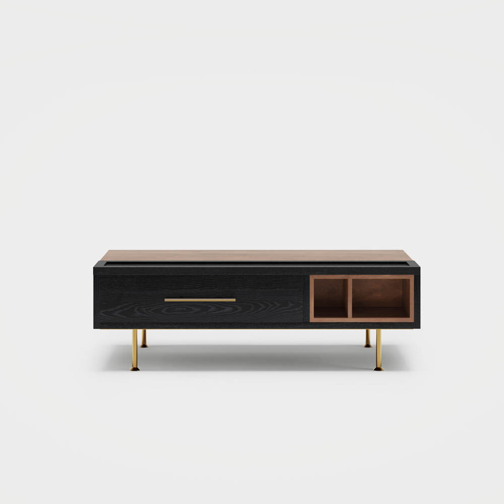 with Storage Walnut Coffee Tables