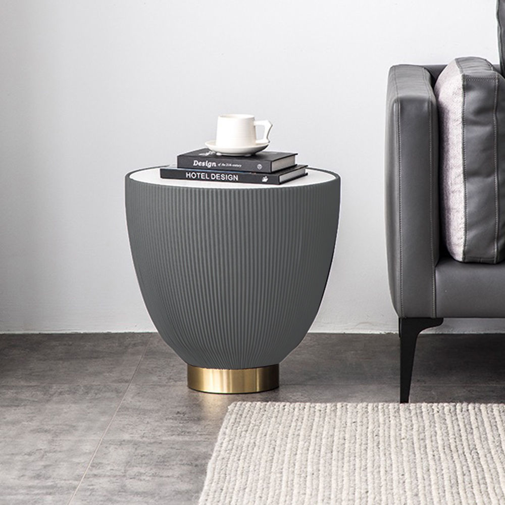 Gray Sintered Stone Coffee Tables
