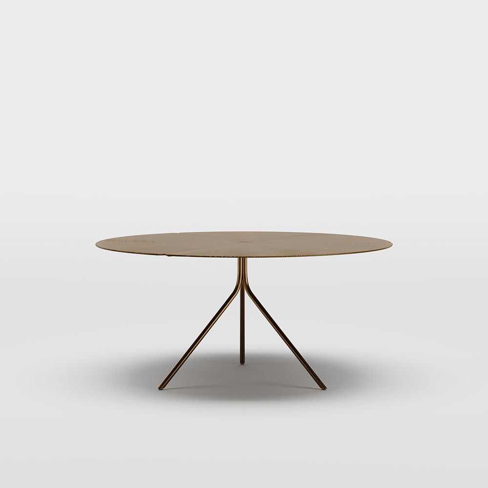 Round Brown Coffee Tables