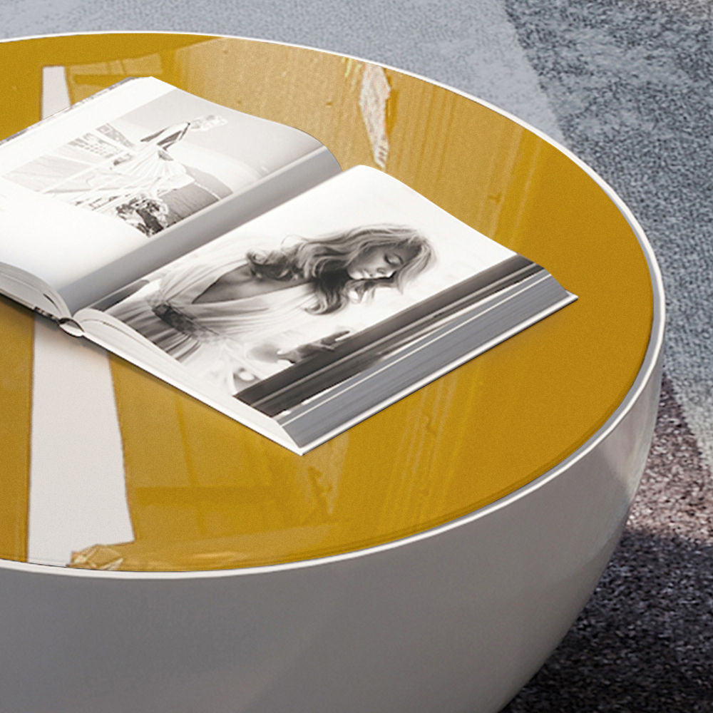 Modern Black & White ABS Coffee Tables