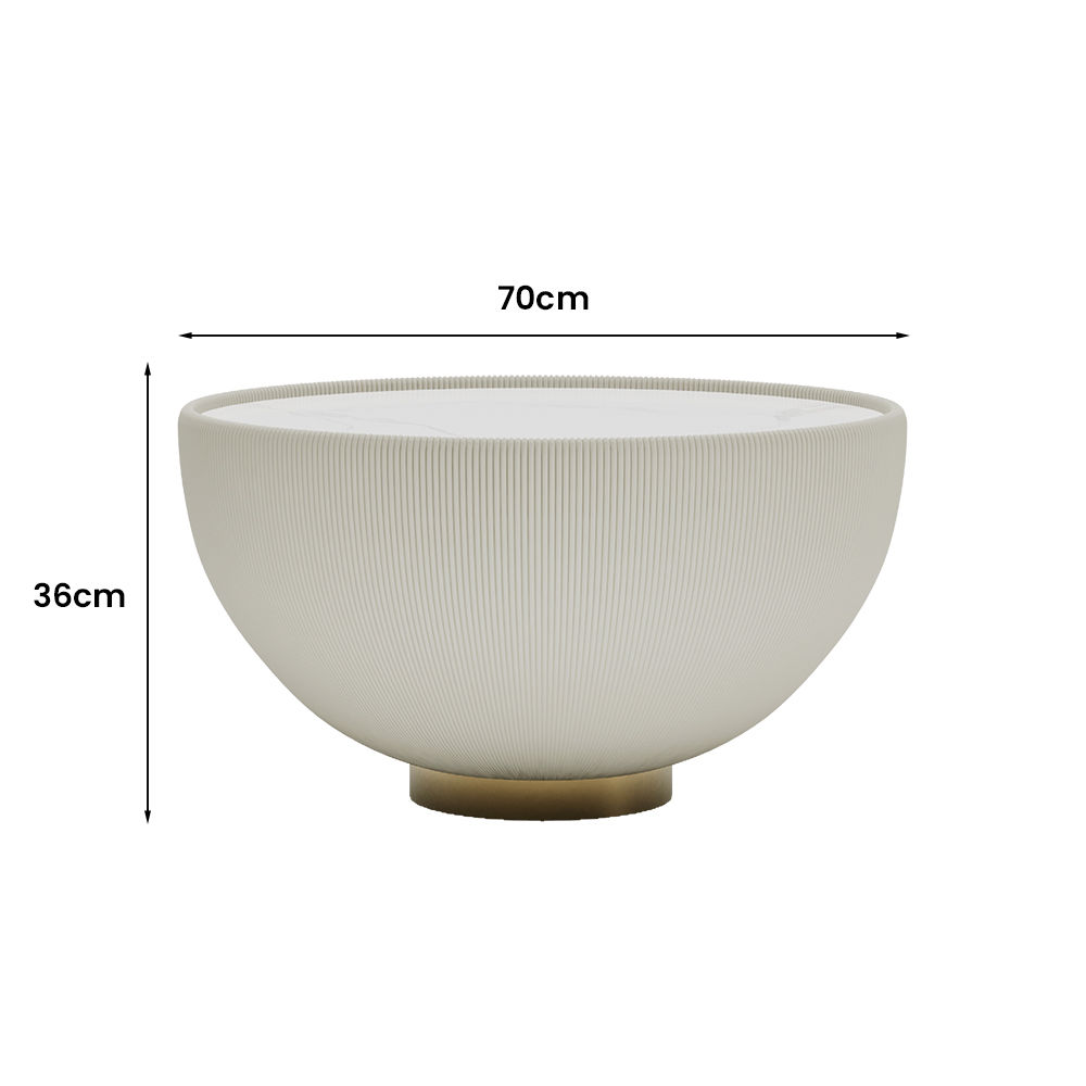 Beige  pierre frittée  Tables basses