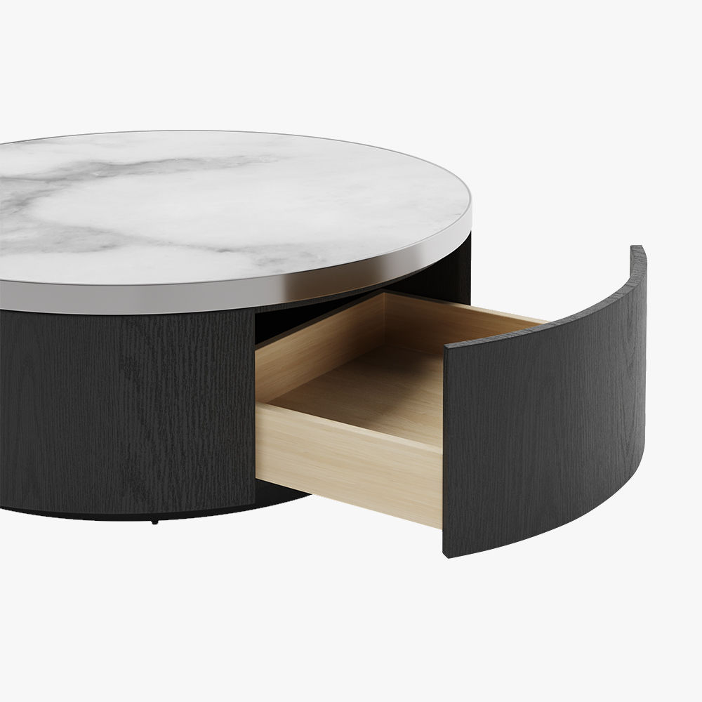 Modern Black MDF Coffee Tables