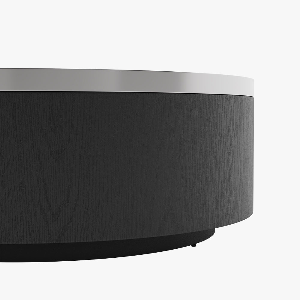 Sintered Stone Black MDF Coffee Tables