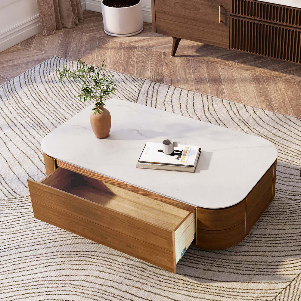 Wood Walnut MDF Coffee Tables