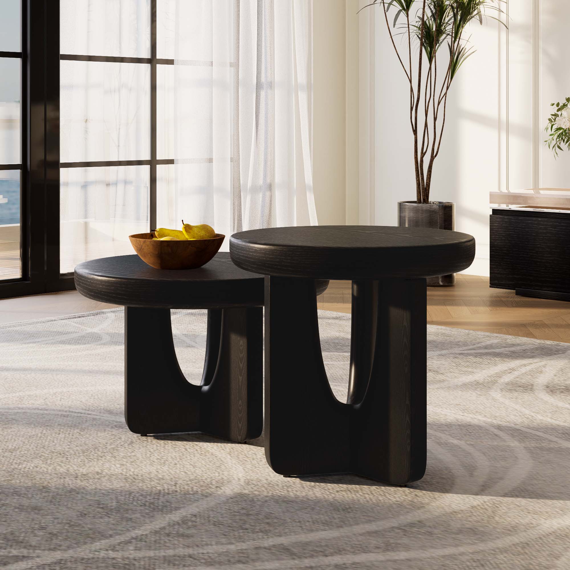 Modern Smoky MDF Coffee Tables