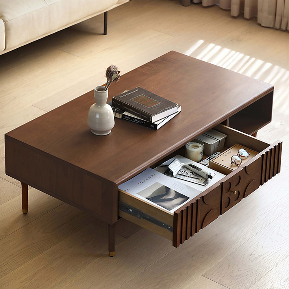 Dunkles Holz  MDF Wohnzimmer-Set