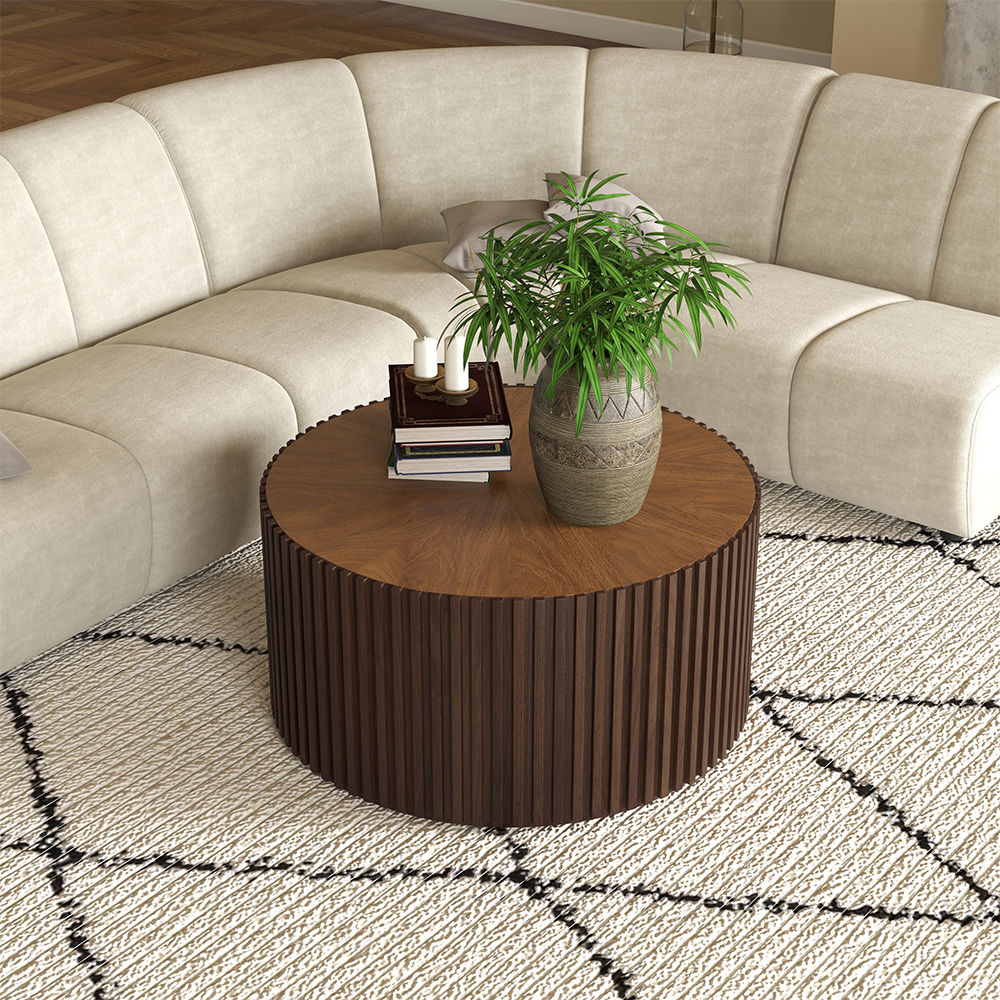 Modern Dunkles Holz  MDF Couchtische 