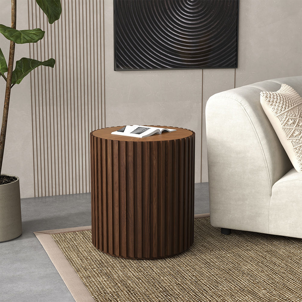 Wood Walnut Color MDF Coffee Tables