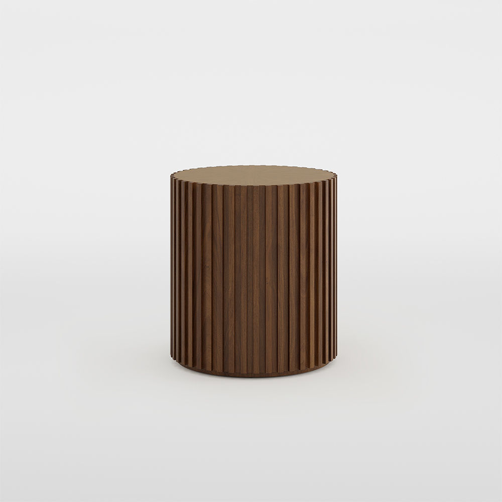 Modern Walnut Color MDF Coffee Tables