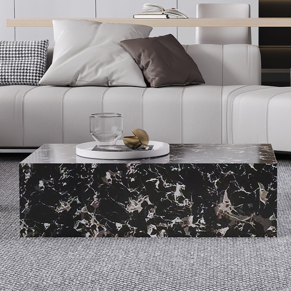 Black Sintered Stone Coffee Tables