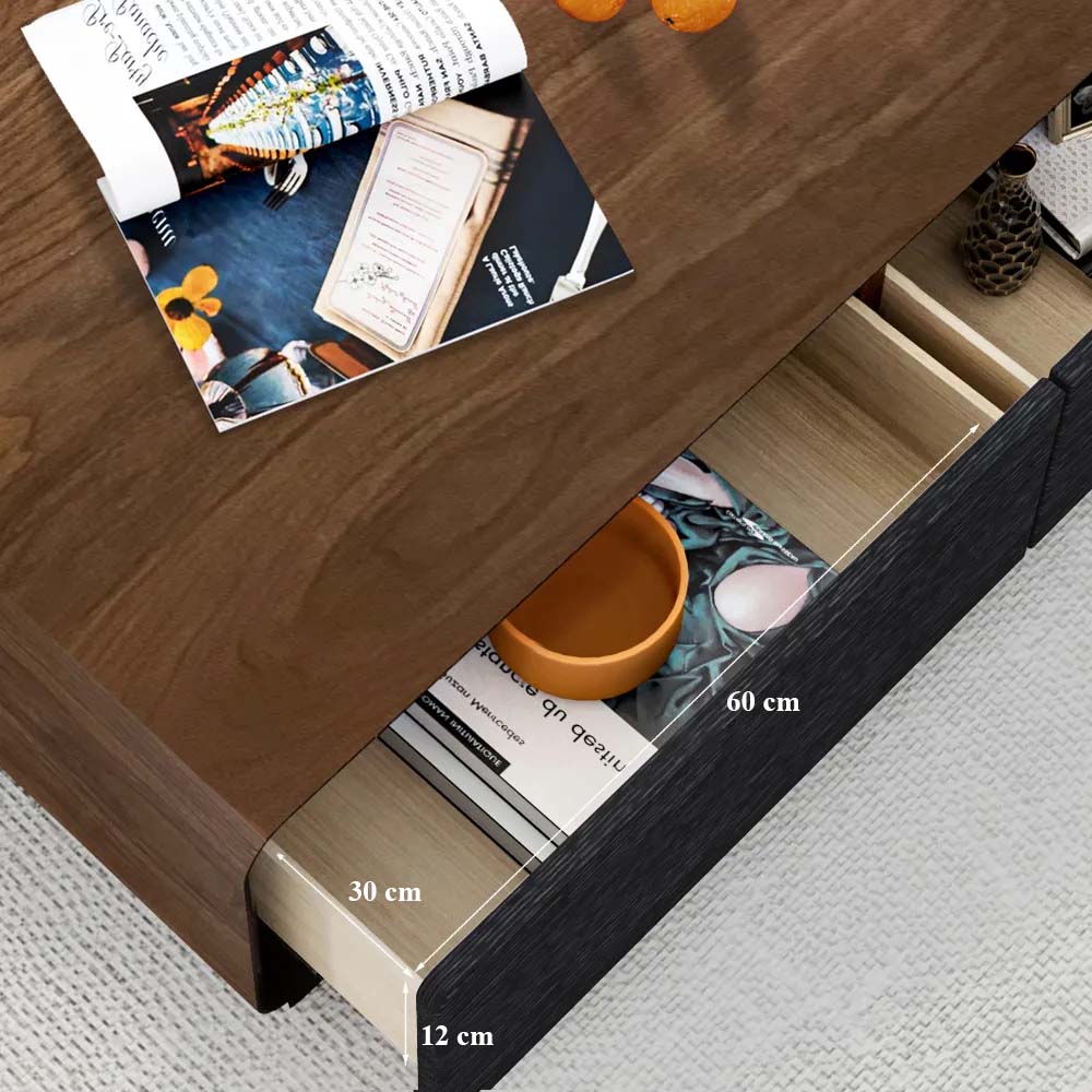 mit Stauraum Schwarz  MDF Couchtische 