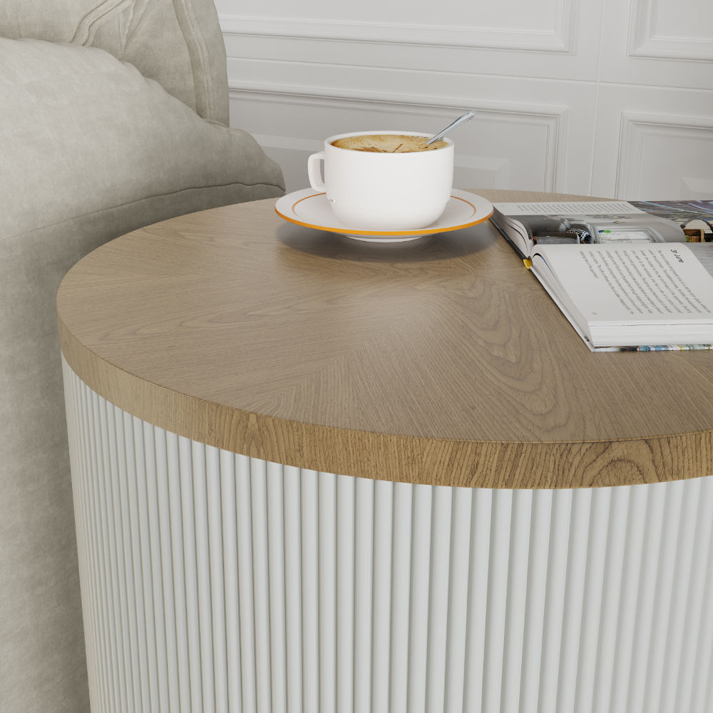Wood Gray MDF Coffee Tables