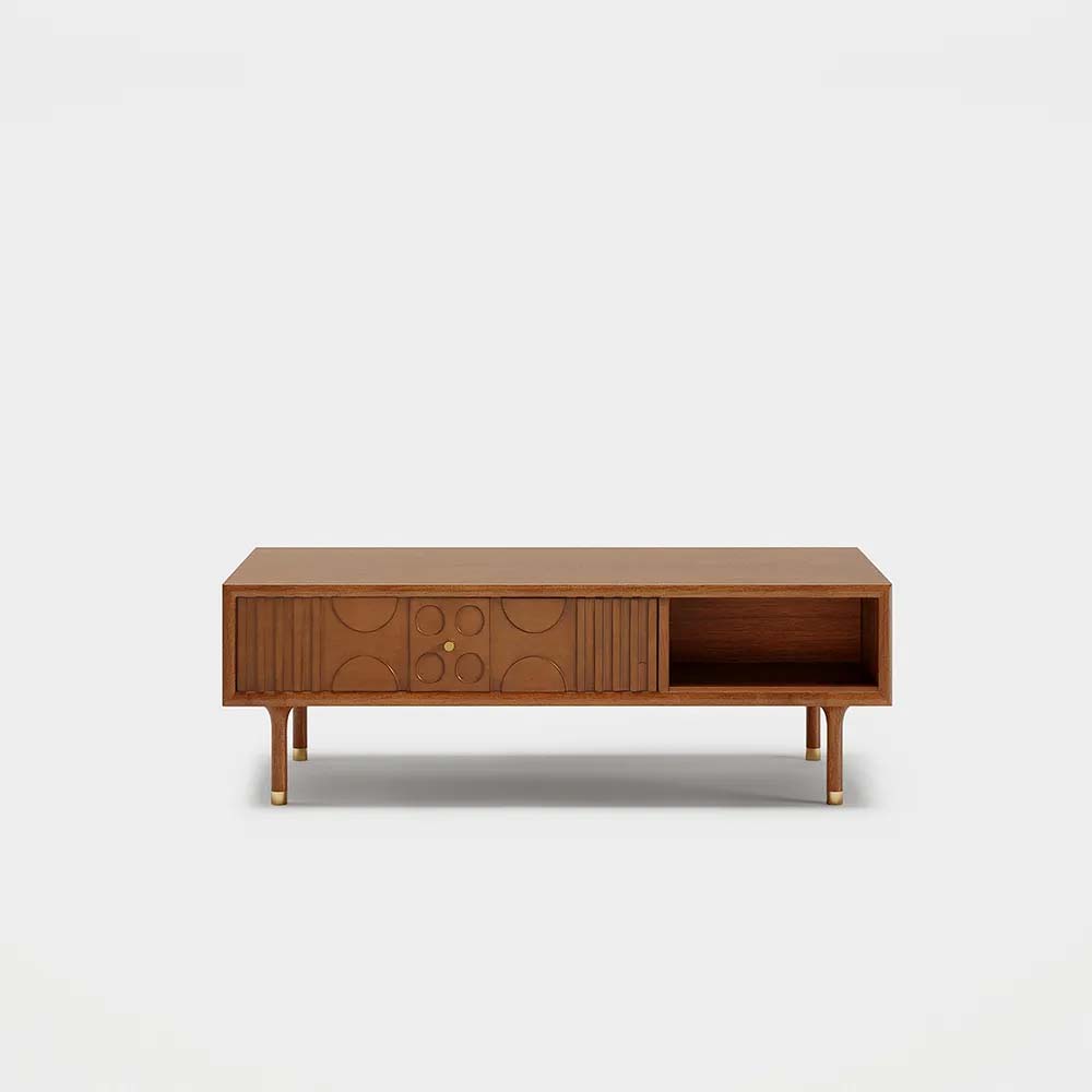 Walnut MDF Coffee Tables
