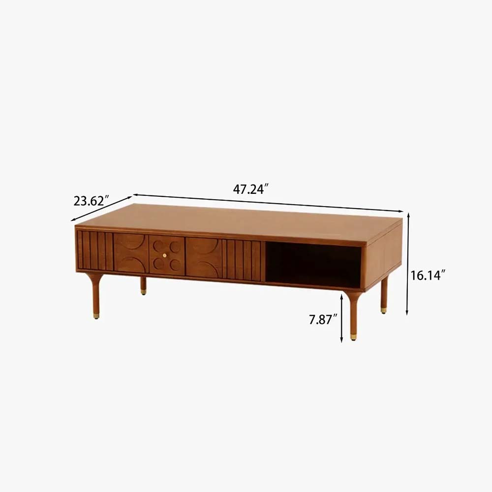 Walnut MDF Coffee Tables