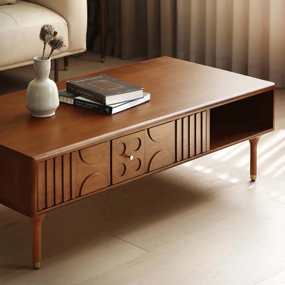 Walnut MDF Coffee Tables