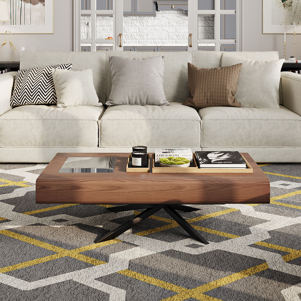 Designer Collection Dark Wood Coffee Tables