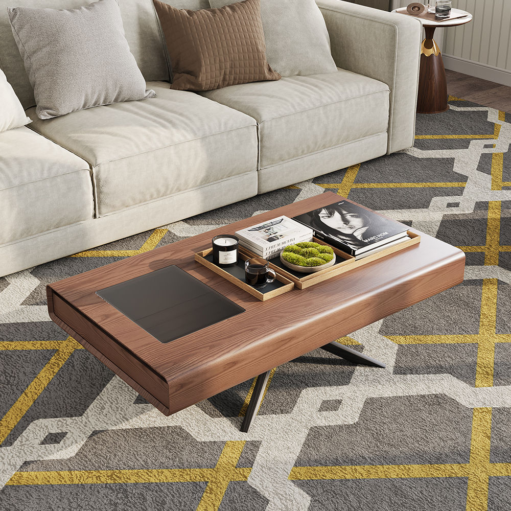 Mid Century Modern Dark Wood Coffee Tables