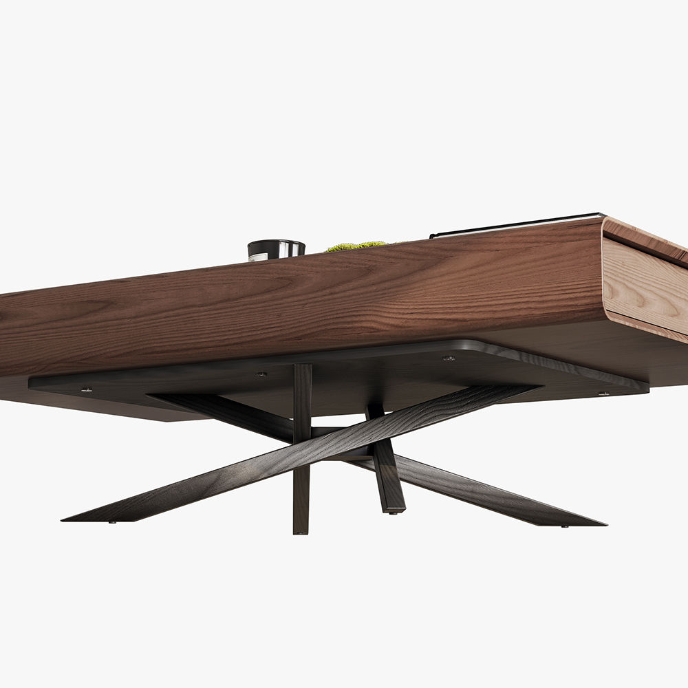 Rectangular Dark Wood Coffee Tables