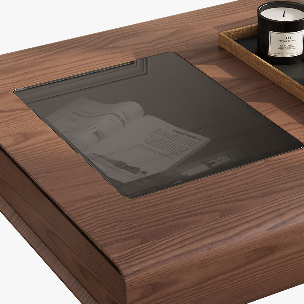 Designer Collection Dark Wood Coffee Tables