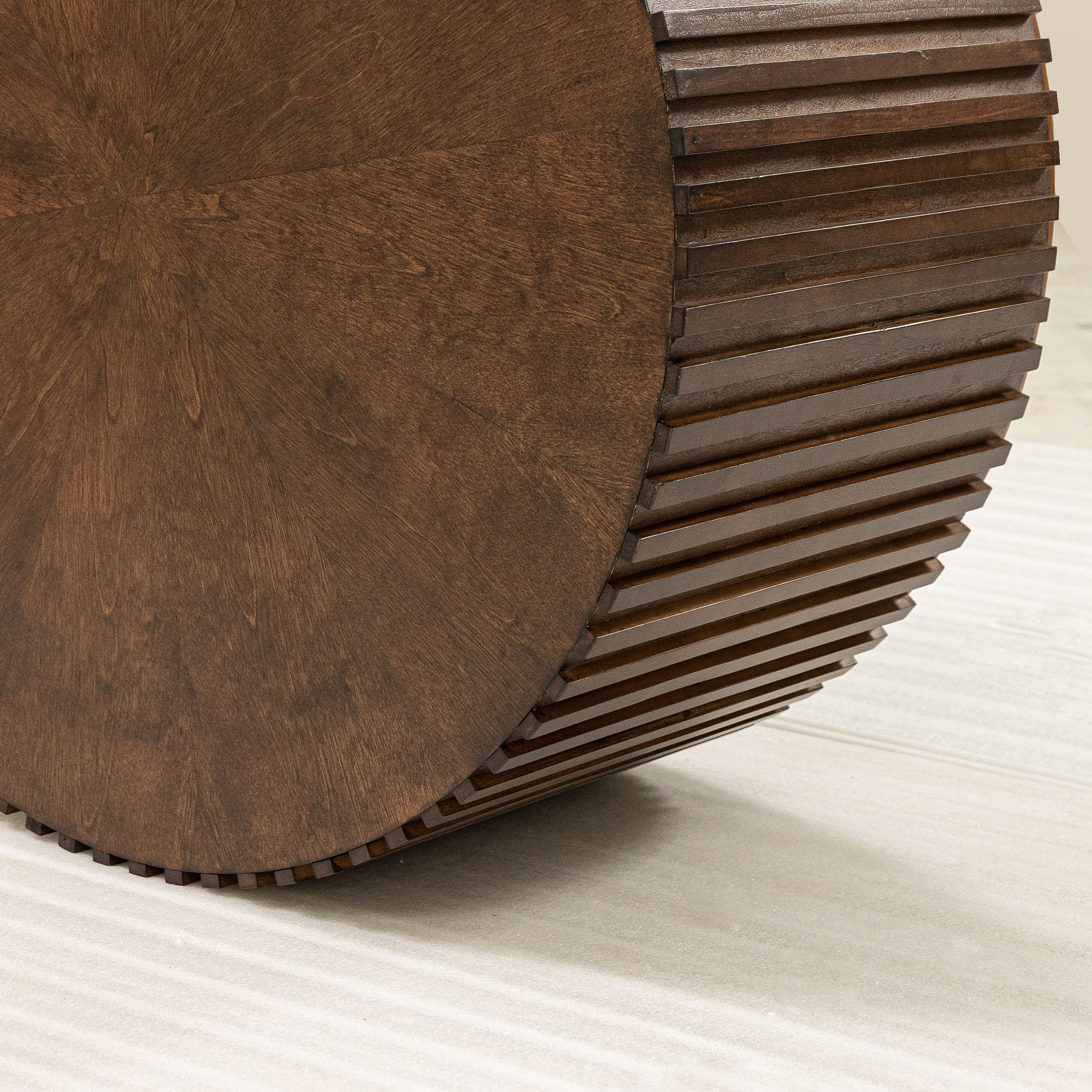 Fully Assemble Walnut Color MDF Coffee Tables