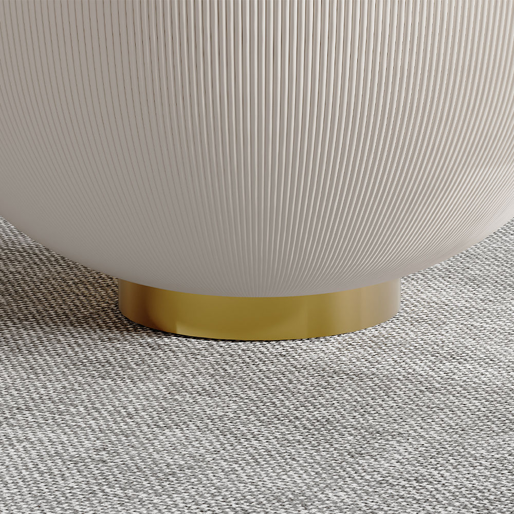 Beige+Dark Gray Sintered Stone Coffee Tables