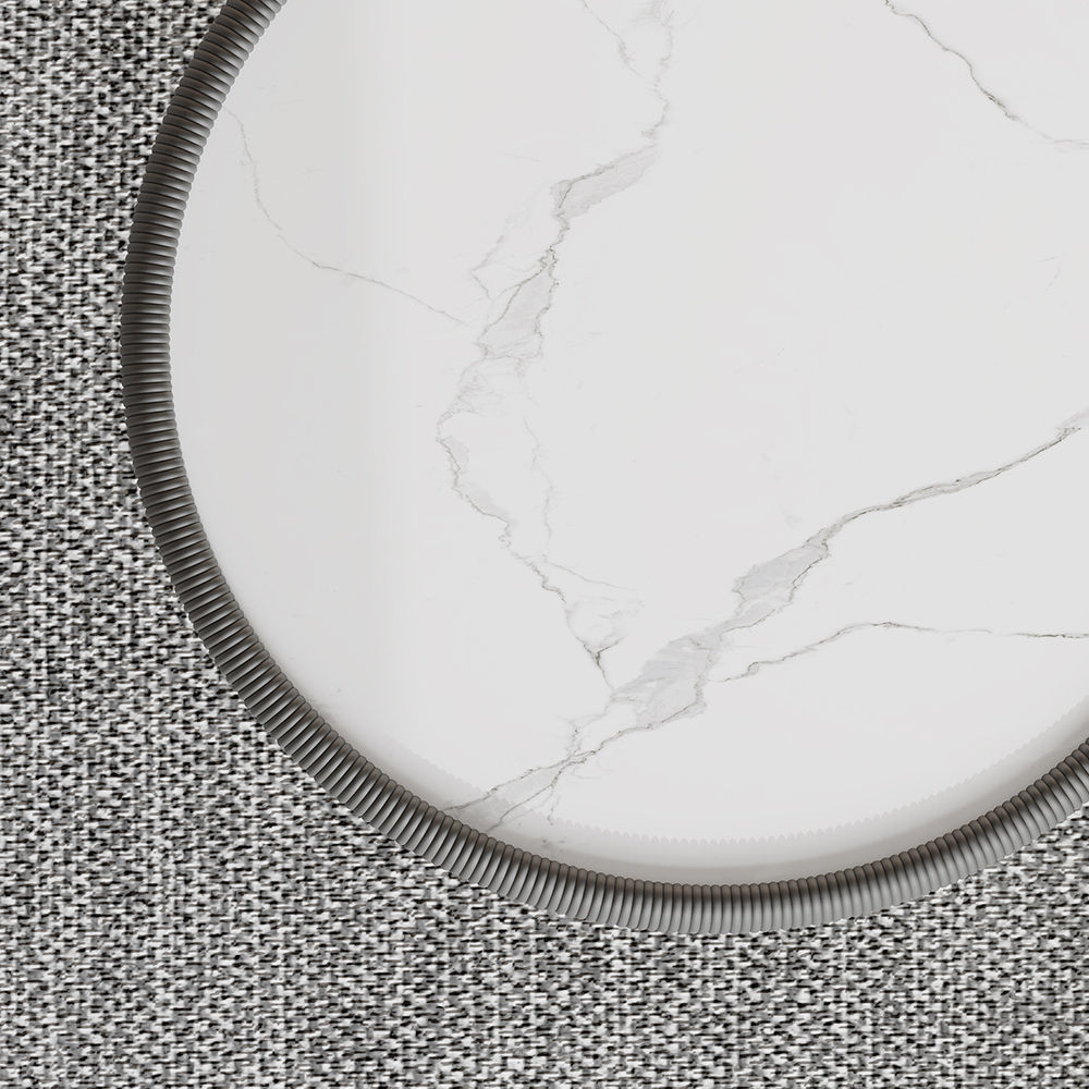 Gray Sintered Stone Coffee Tables