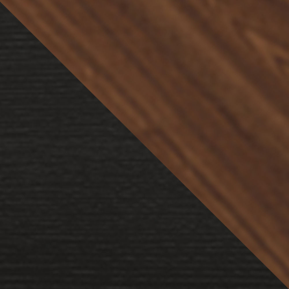 Walnut & Black