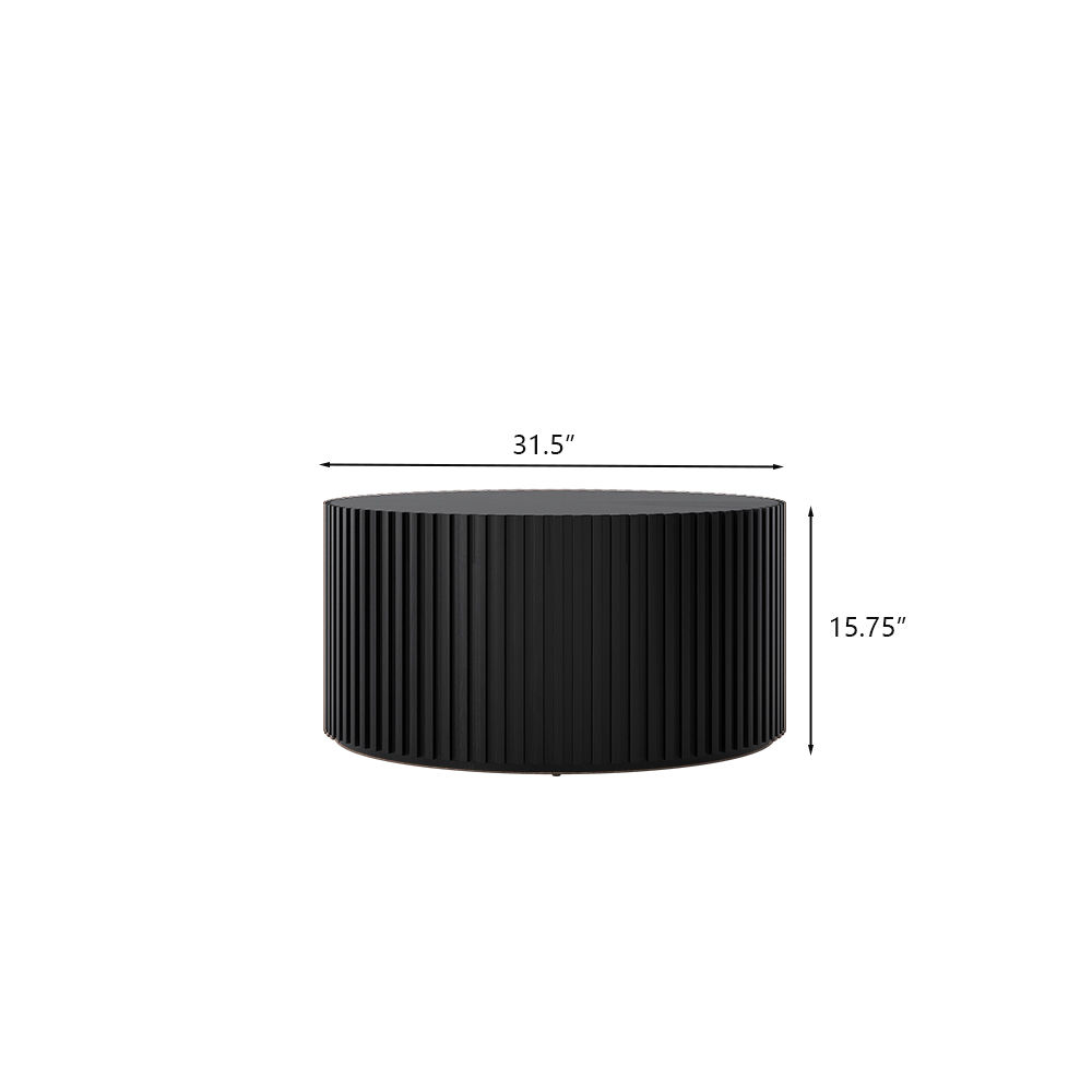 Modern Minimalist Black MDF Coffee Tables