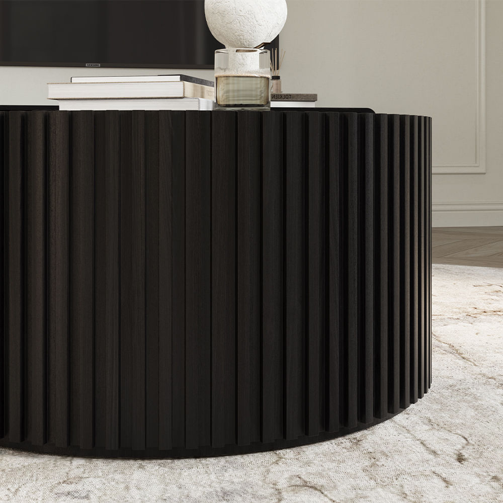Modern Black MDF Coffee Tables