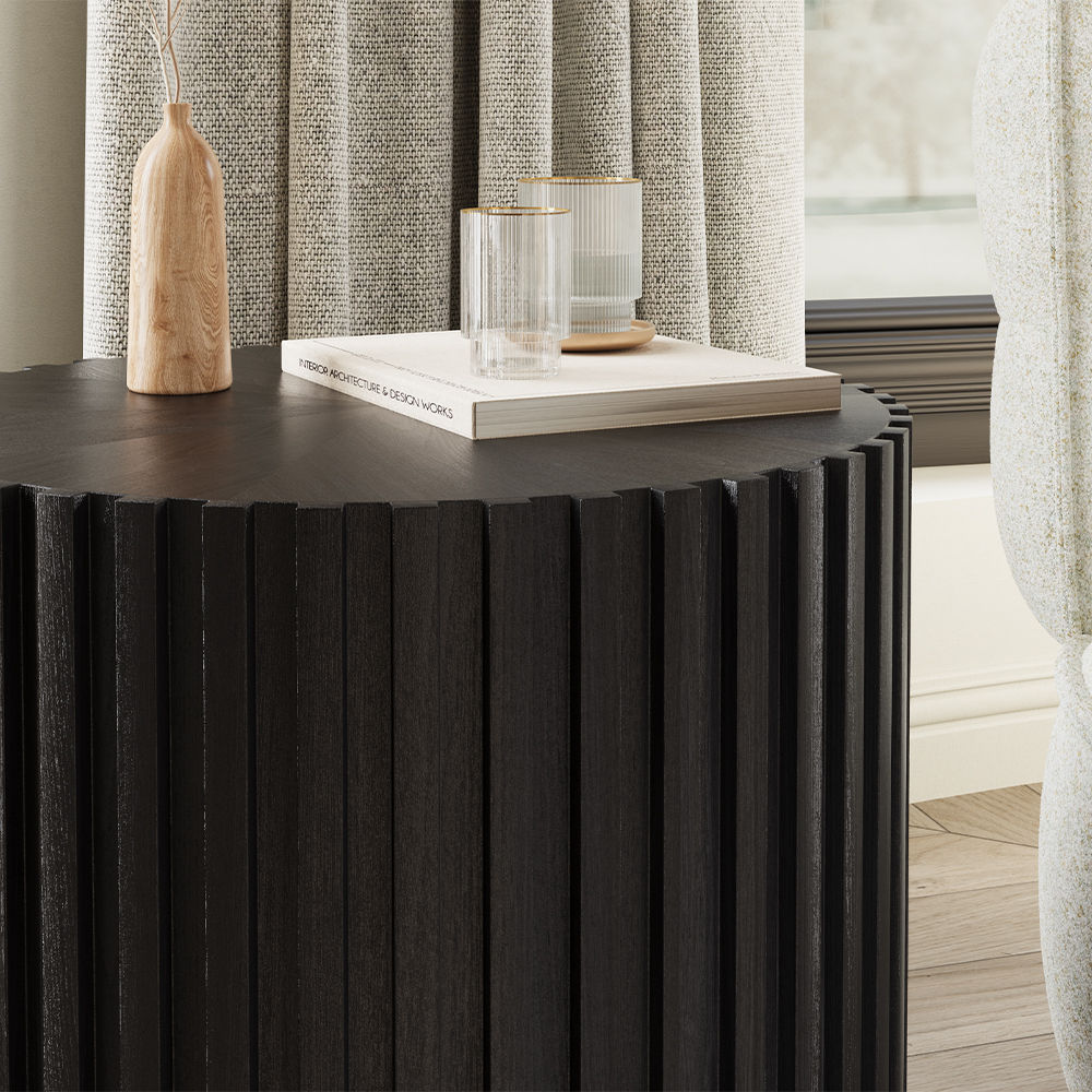 Modern Black MDF Coffee Tables