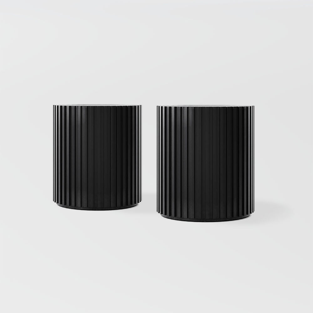 Mid Century Modern Black MDF Coffee Tables