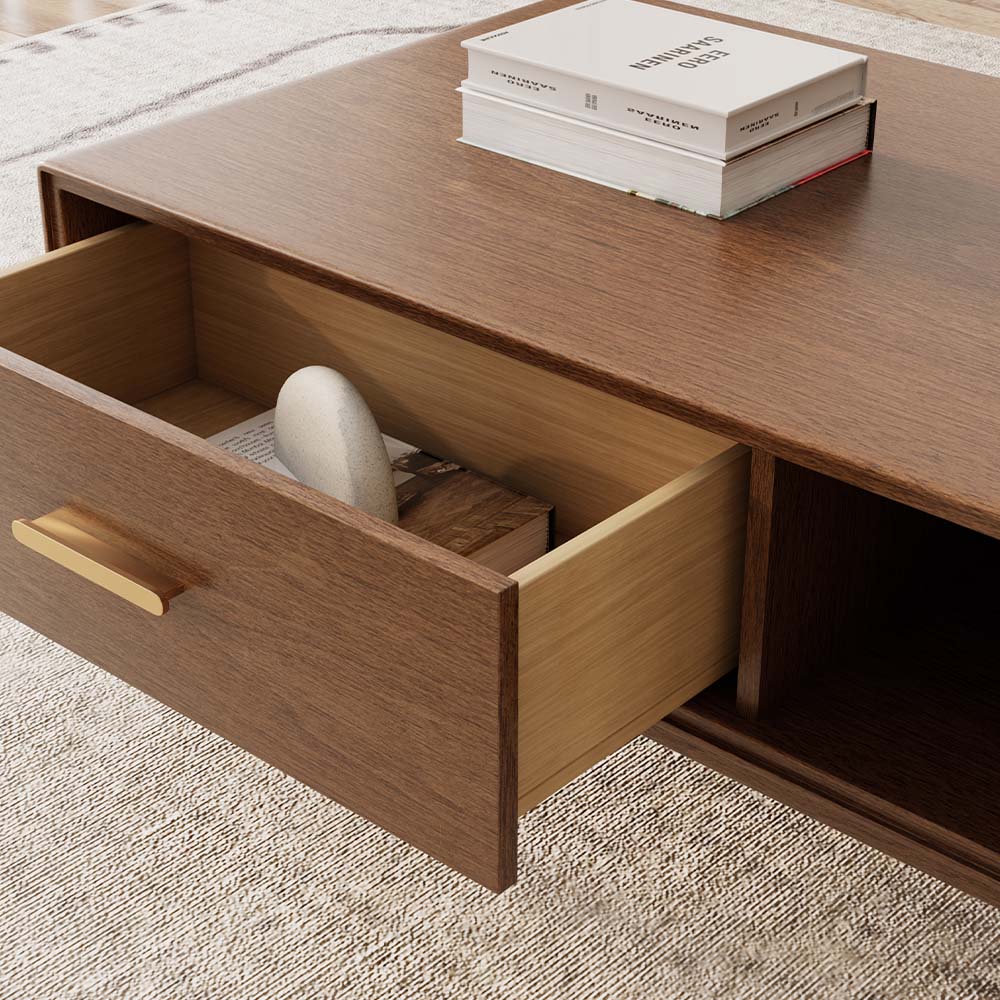Mid Century Modern Walnut MDF Coffee Tables