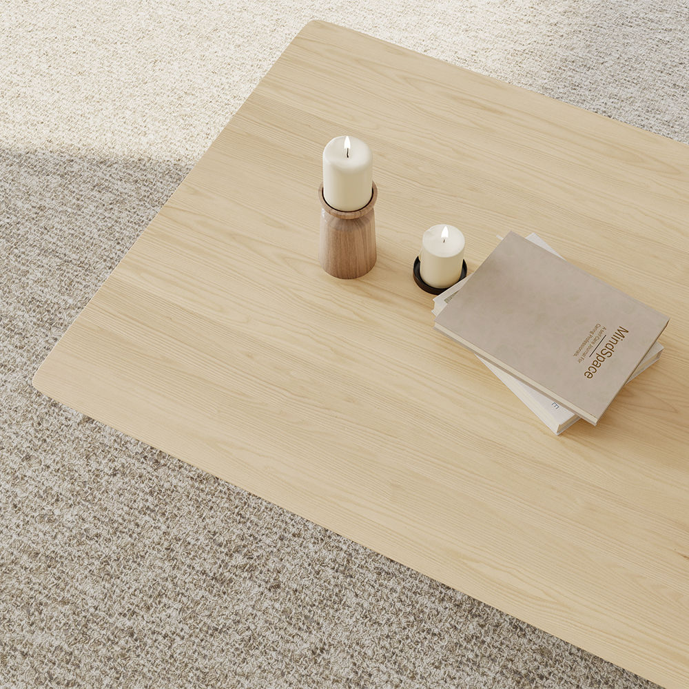 Wood color Solid Wood Coffee Tables
